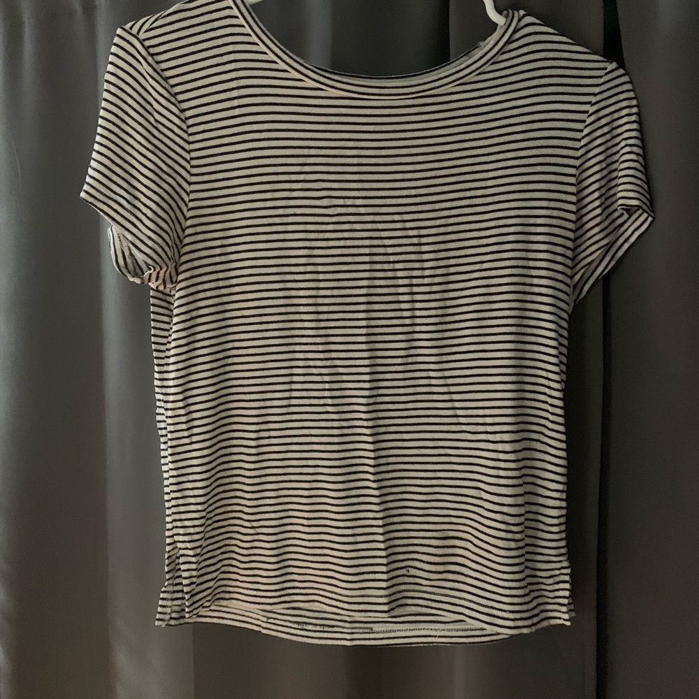 Black/White tee